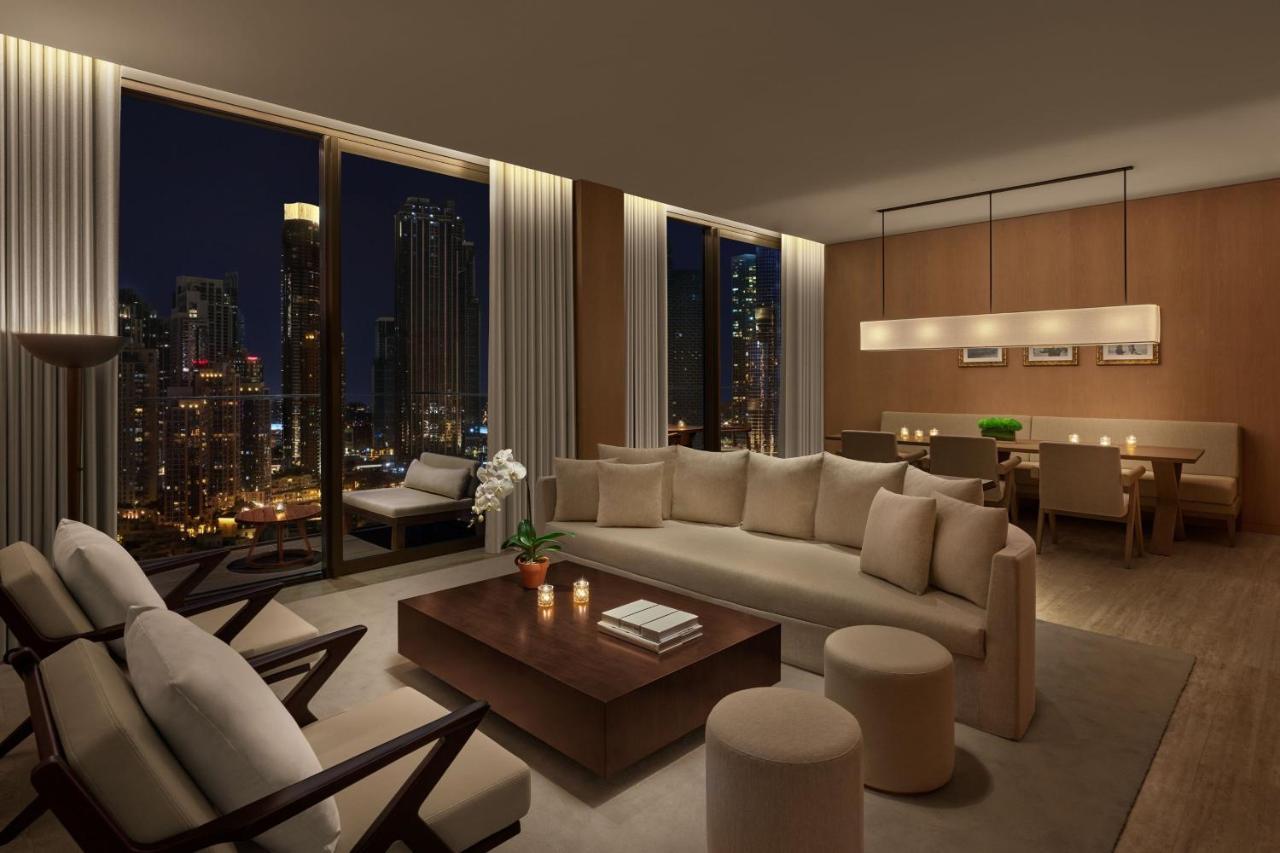 Premier Suite met 1 Slaapkamer met Kingsize Bed, Keuken, Balkon en Uitzicht op de Burj Khalifa