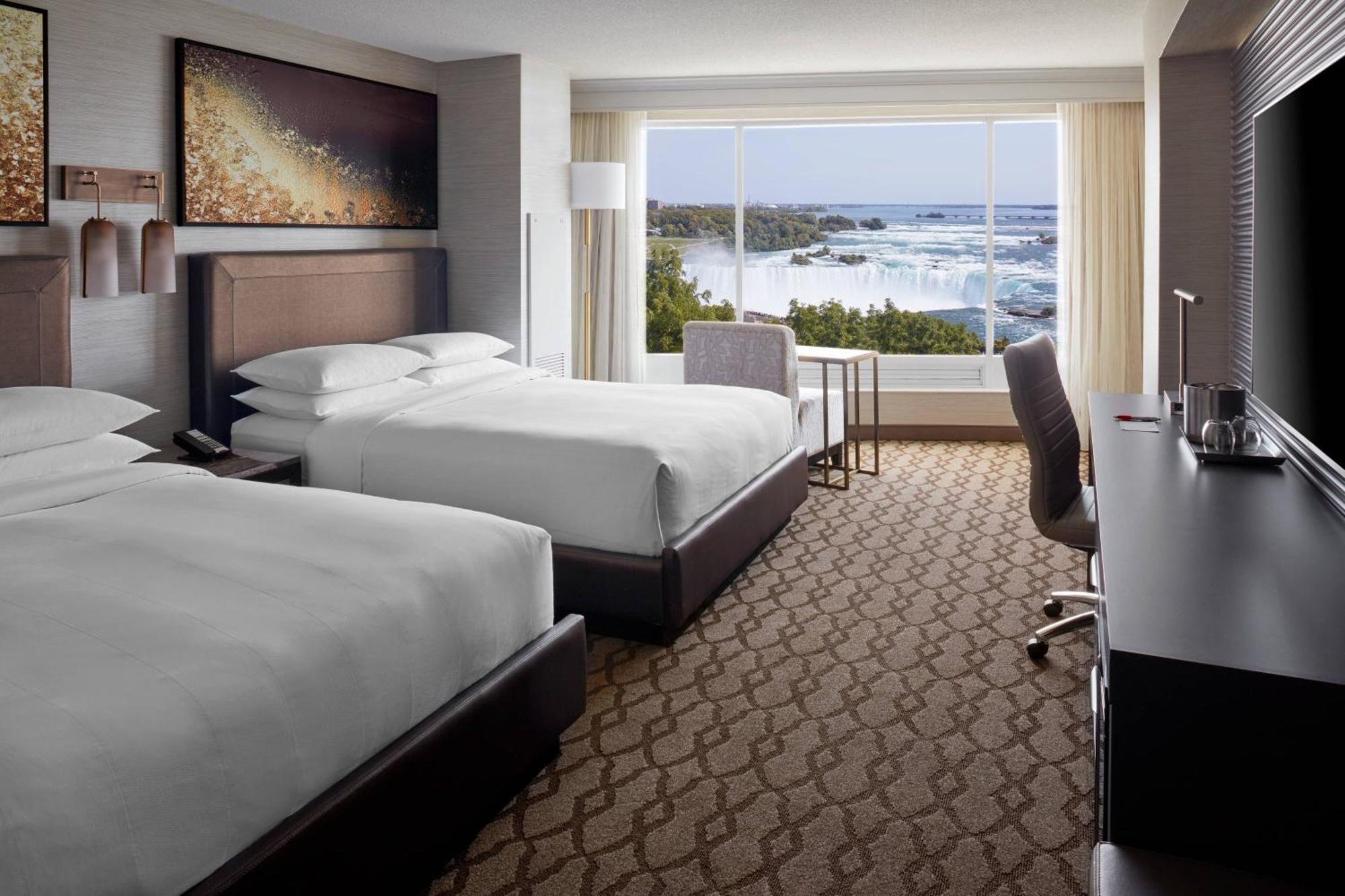 Chambre avec 2 Lits Queen-Size - Vue sur les Chutes