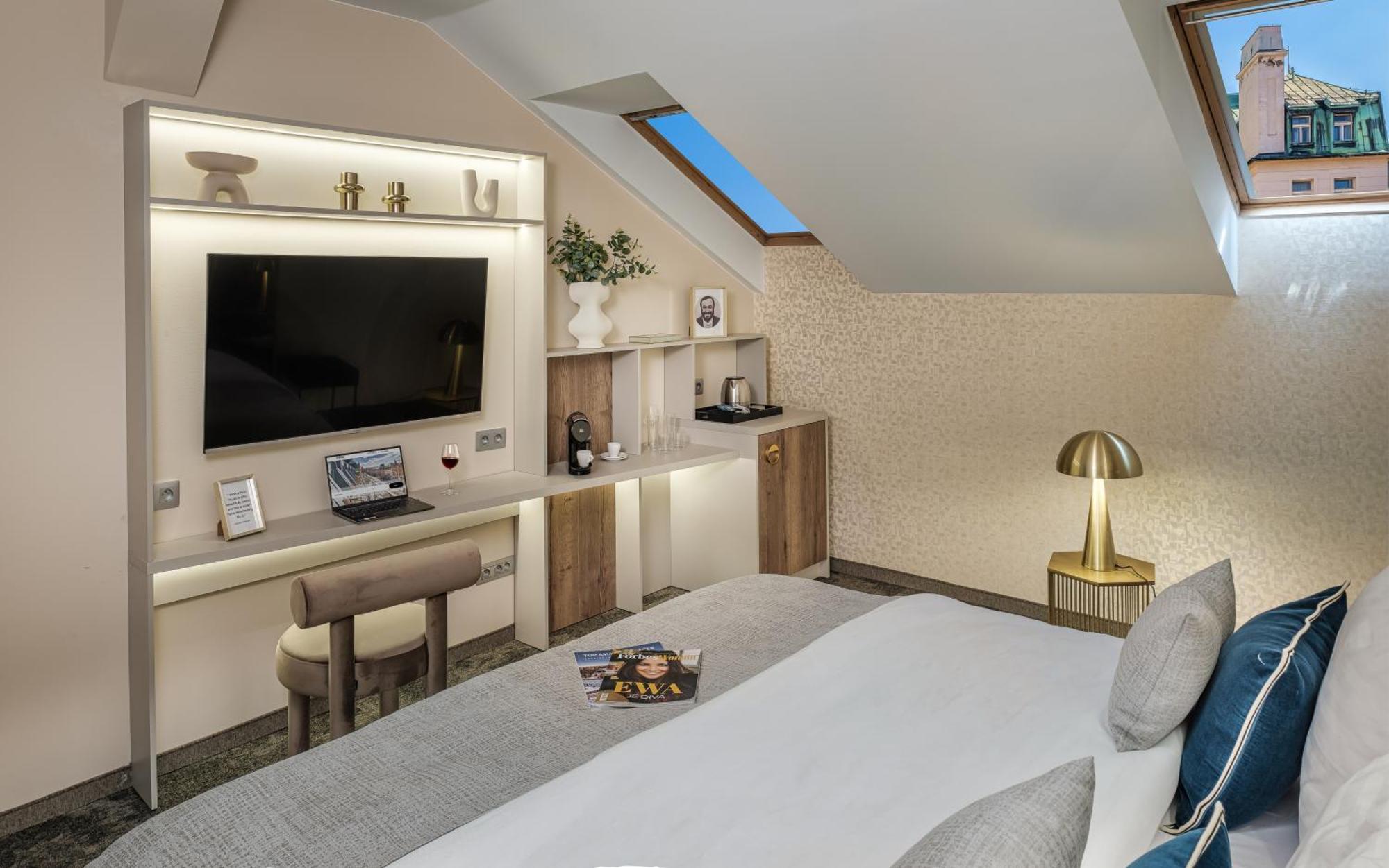Chambre Double Mansardée de Luxe