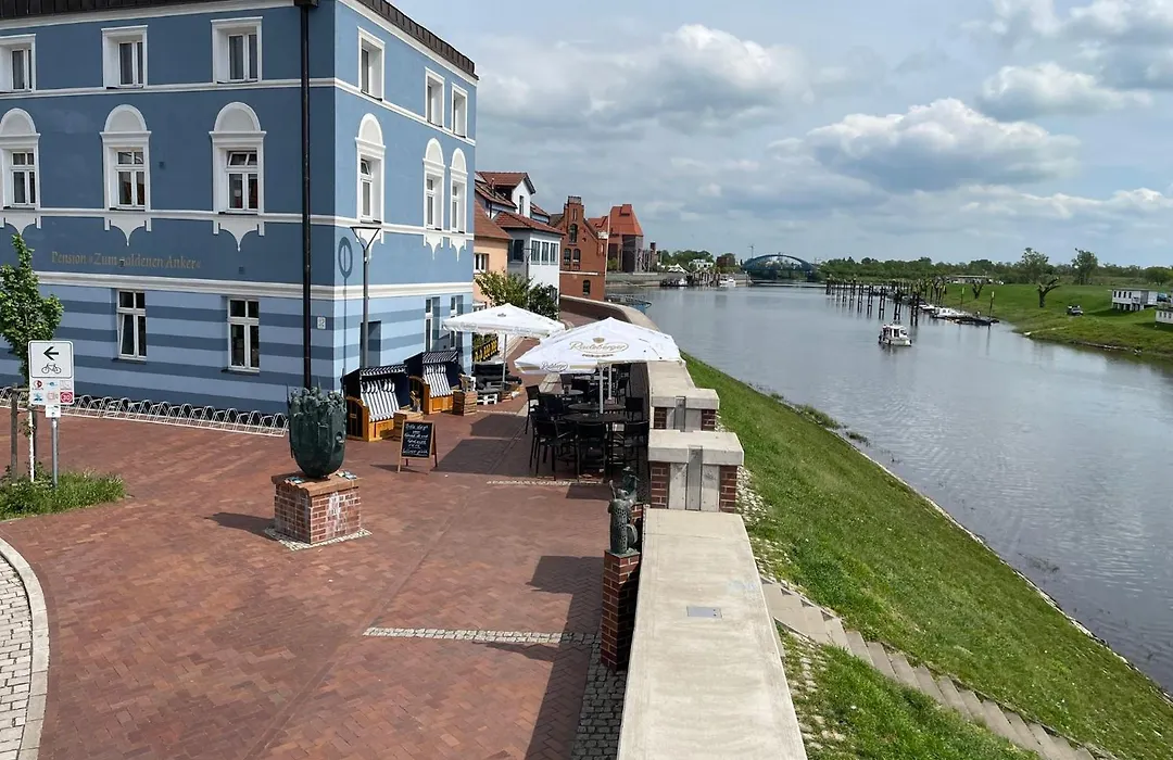 Pension zum goldenen Anker direkt an der Elbe-1