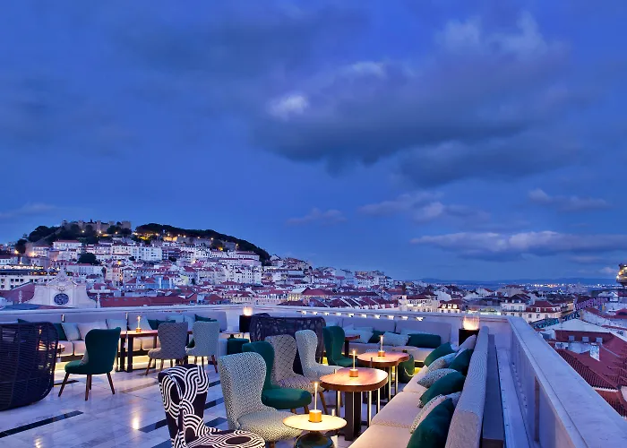 Hotéis de luxo em Lisboa perto de Avenida da Liberdade