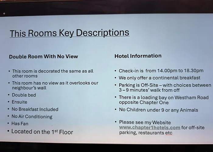 Chapter 1 Hotels Weymouth
